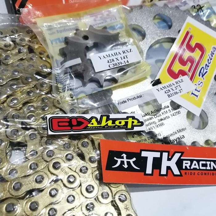 Gear Set - 428 Rx Sss - Rantai Tk Jupiter Vega Mx Njmx Fizr Ger Gir