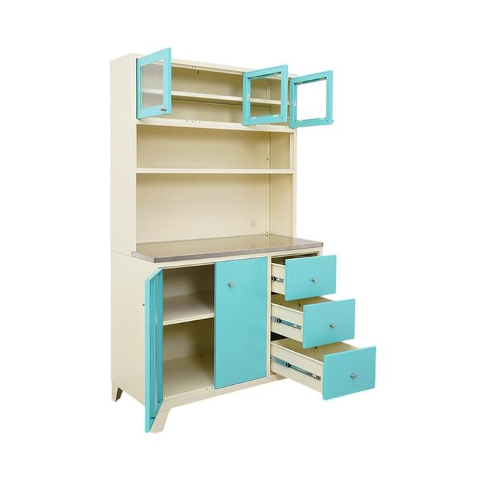 INFORMA LENNOX KABINET DAPUR METAL - BIRU