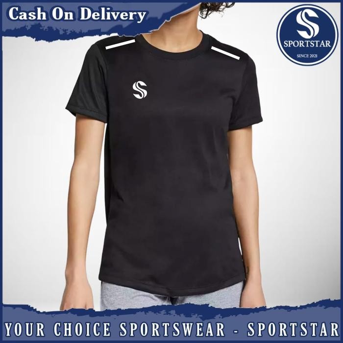 ORIGINAL Baju Kaos OlahWanita Jersey Bahan Drifit Futsal Sepakbola Voli Vo READY STOCK