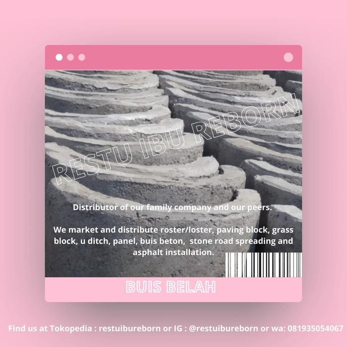 Terlaris BUIS BETON BELAH ( GORONG - GORONG / SALURAN AIR ) 20 cm x 100 cm SALE