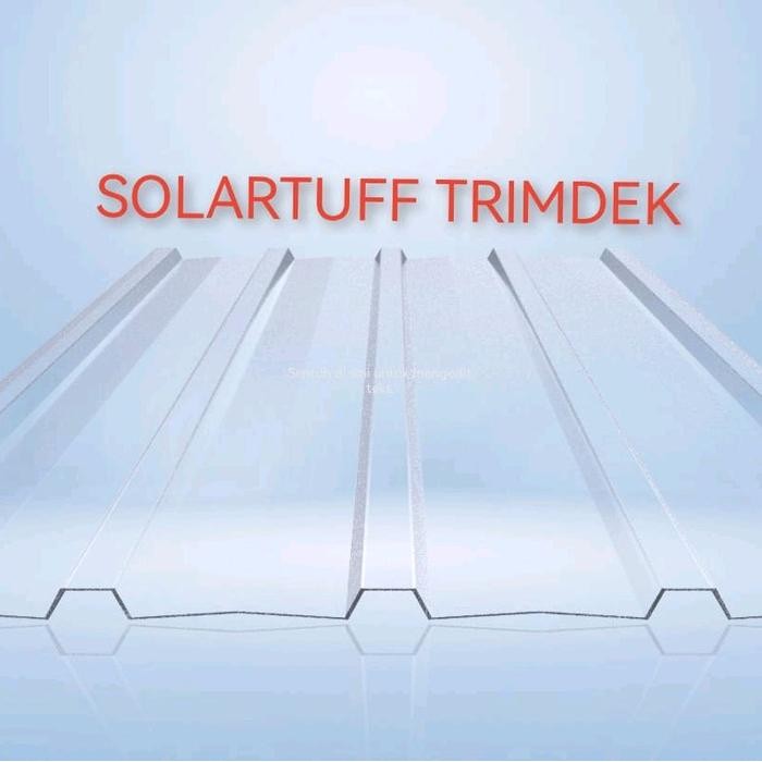 Solartuff Trimdeck Clear / Transparan - Atap Transparan