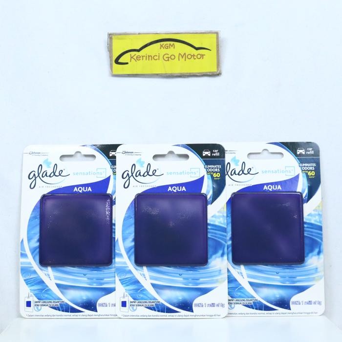 Jual Parfum Mobil Glade Sensations Aqua Refill - Pewangi Mobil Glade
