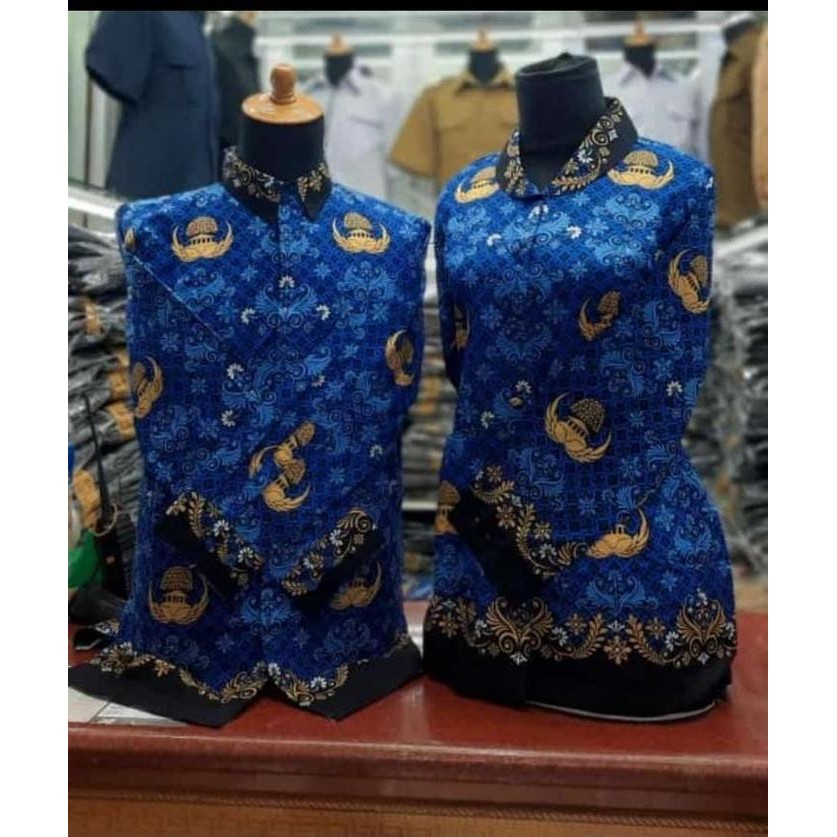 ORIGINAL Baju Batik Kopri Pria-Baju Kopri Wanita Terbaru-Seragam Dinas Kopri READY STOCK