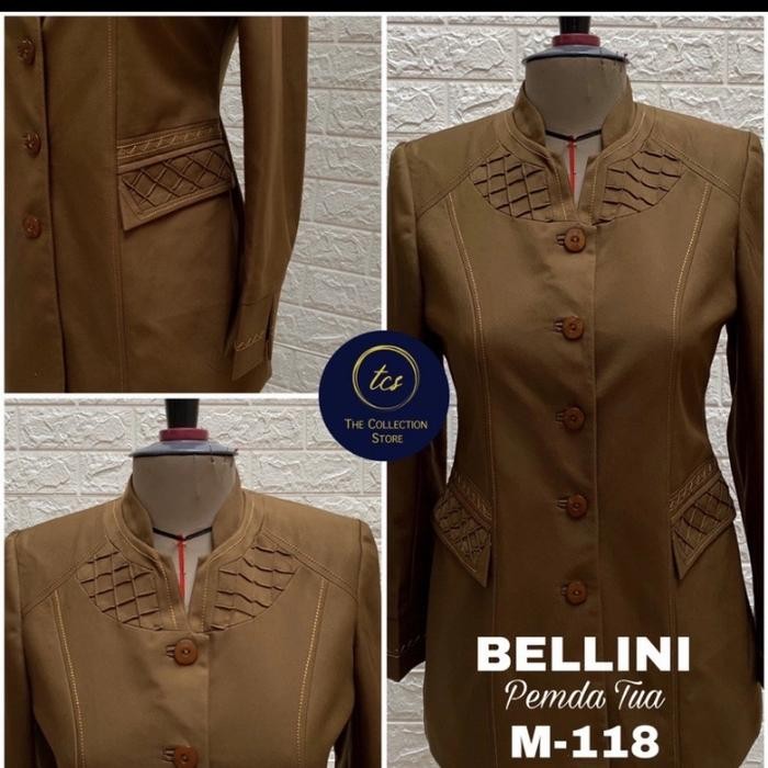 ORIGINAL baju seragam asn pns pemda dinas pdh guru pns kantor wanita coklat READY STOCK