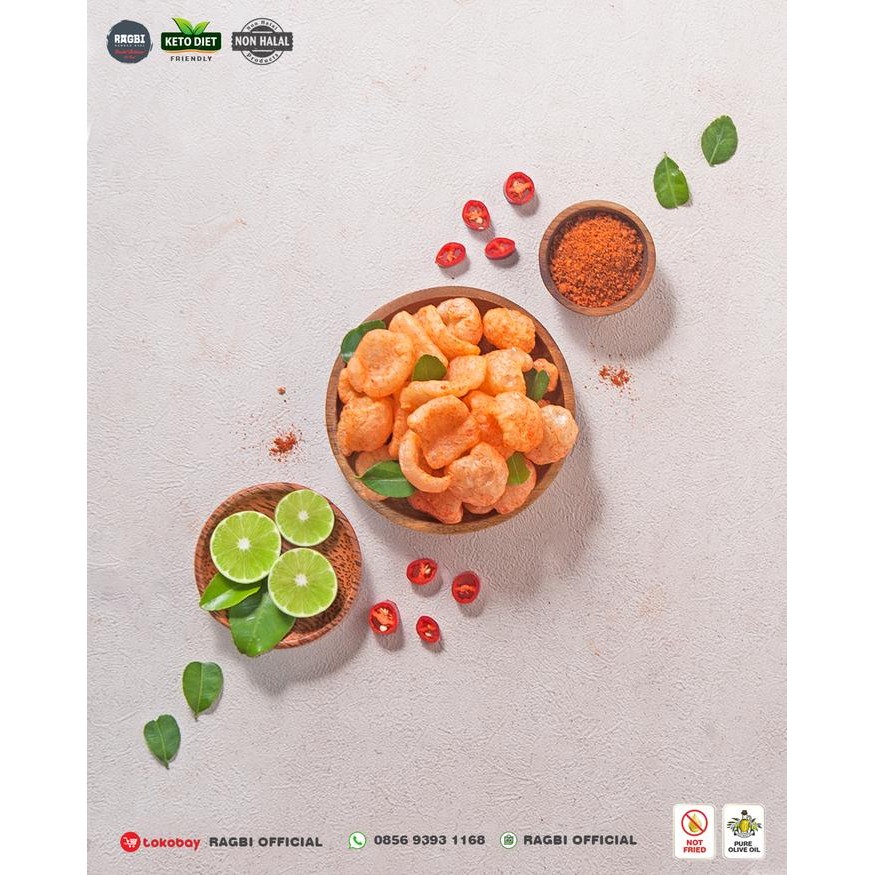 BBENaq- Ragbi /Rambak Babi Roasted Chilli Lime /Dorokdok Kulit Babi Panggang