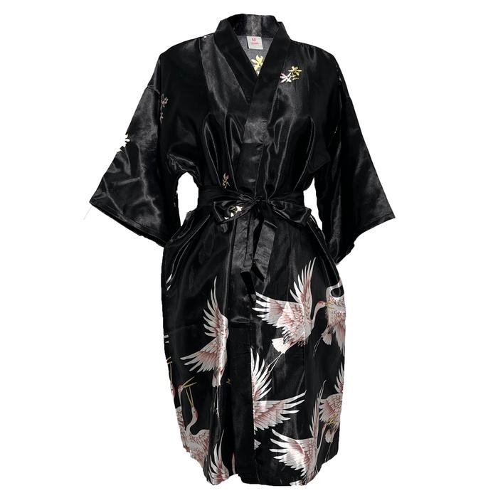 SEXY [ RedPink ] Pakaian Tidur Fit Lingerie Kimono Piyama Jubah Romantic Nightwear Girl Dewasa Seksi