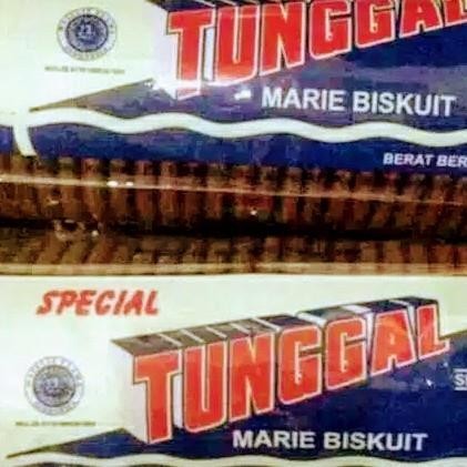 ORIGINAL! Biskuit Marie tunggal gosong 250 gram Marie tunggal tutung tunggal special tidak tutung