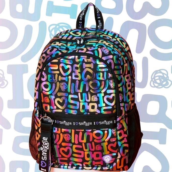 Smiggle I Love Smiggle Hologram Backpack/Smiggle Bacpack/Kado/Ori