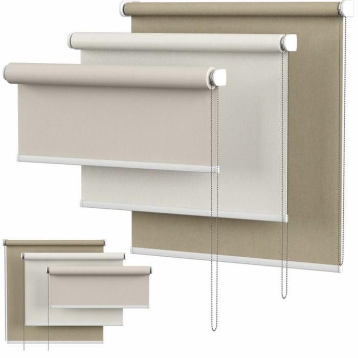 Trai Gulung, Vertical Blind Lipat, Tirai Gulung Kain. Pasti Ori