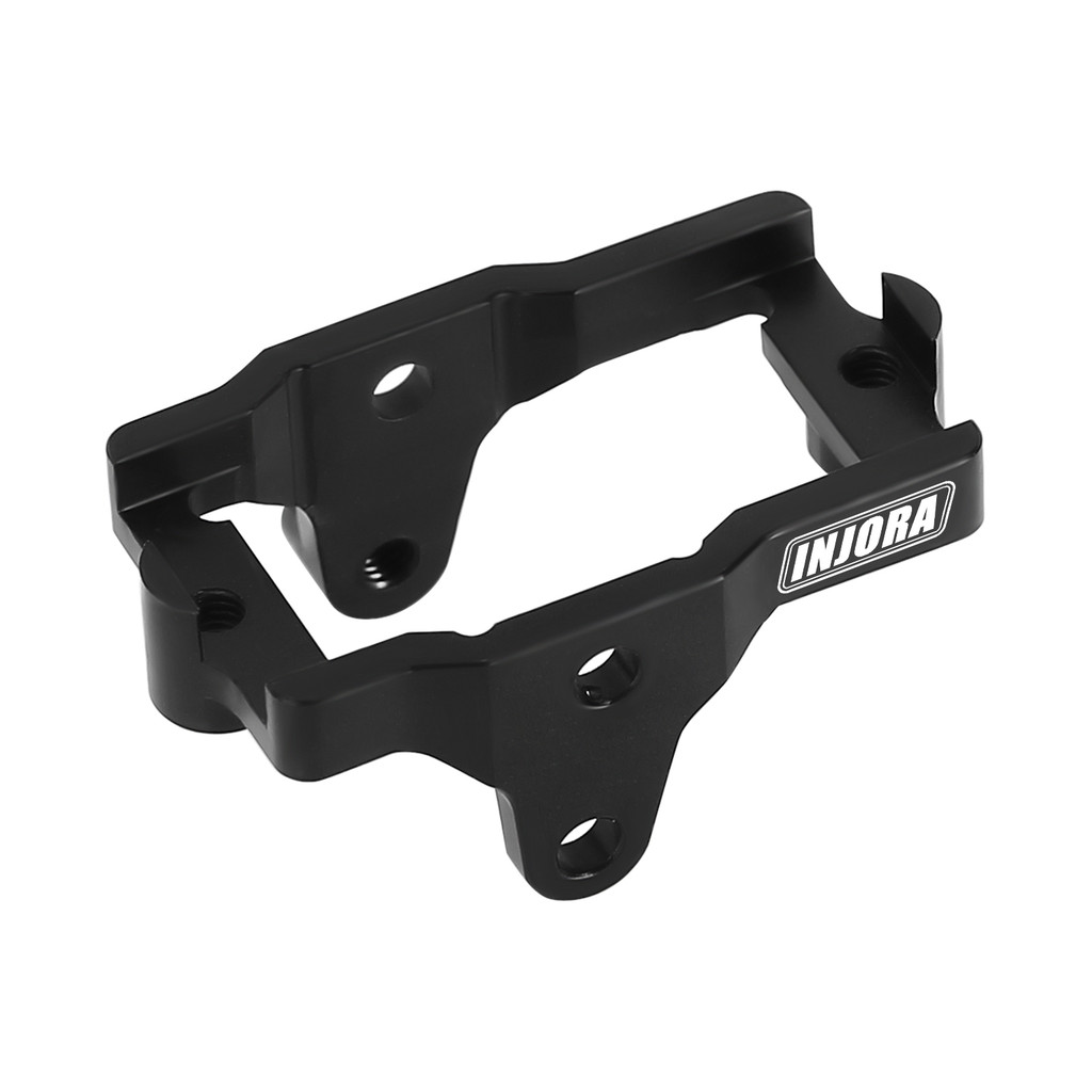 INJORA 3g CNC Aluminium Servo Mount for 1/18 RC Crawler Car TRX4M Upgrade Parts (4M-13BK)
