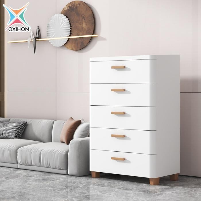 ktw6- Oxihom Lemari Plastik Susun Lemari Pakaian Plastik Laci Plastik Susun Nakas Kamar