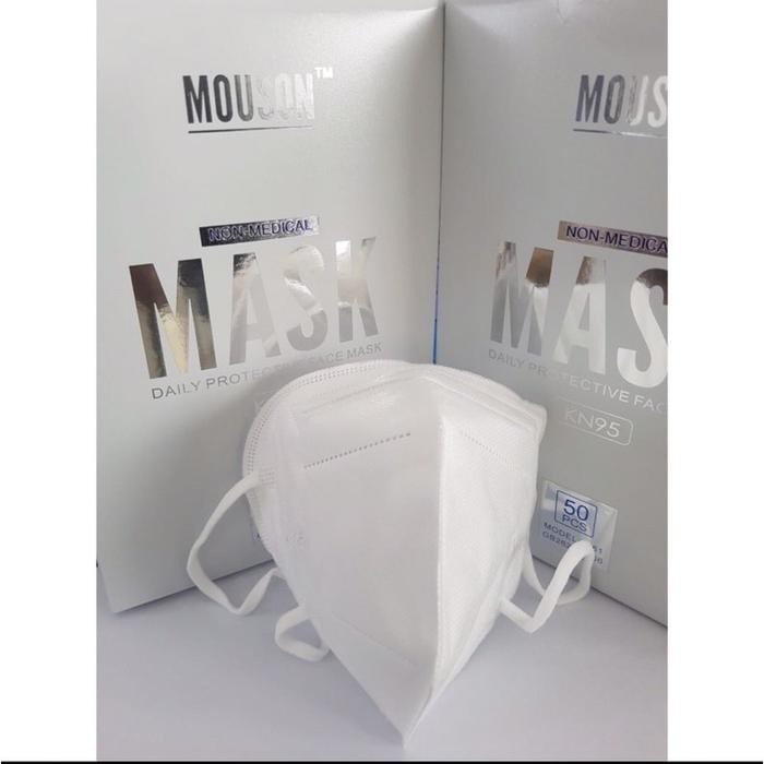 KJB Masker KN95 Mouson 5 Ply Earloop Disposable Mask Masker Premium Putih
