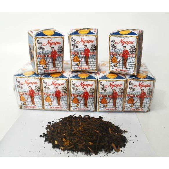 Super Teh Nyapu Wangi Cap Nyapu JUAL PER 10PCS (Teh Tubruk Tradisional Dengan Bunga Melati)