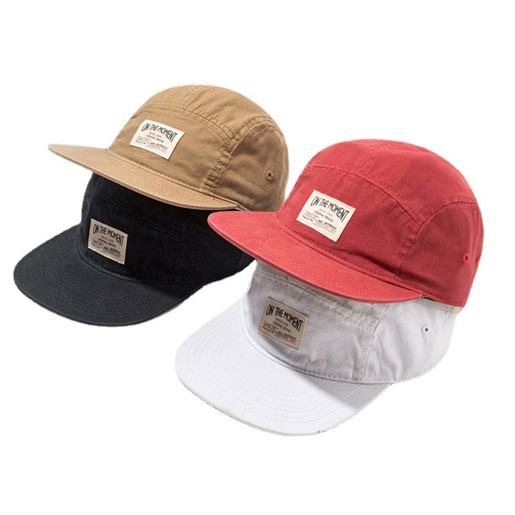 On The Moment Cotton 5 Panel Baseball Cap Snapback Caps Bone Gorras Hombre Originales Hip Hop Hats