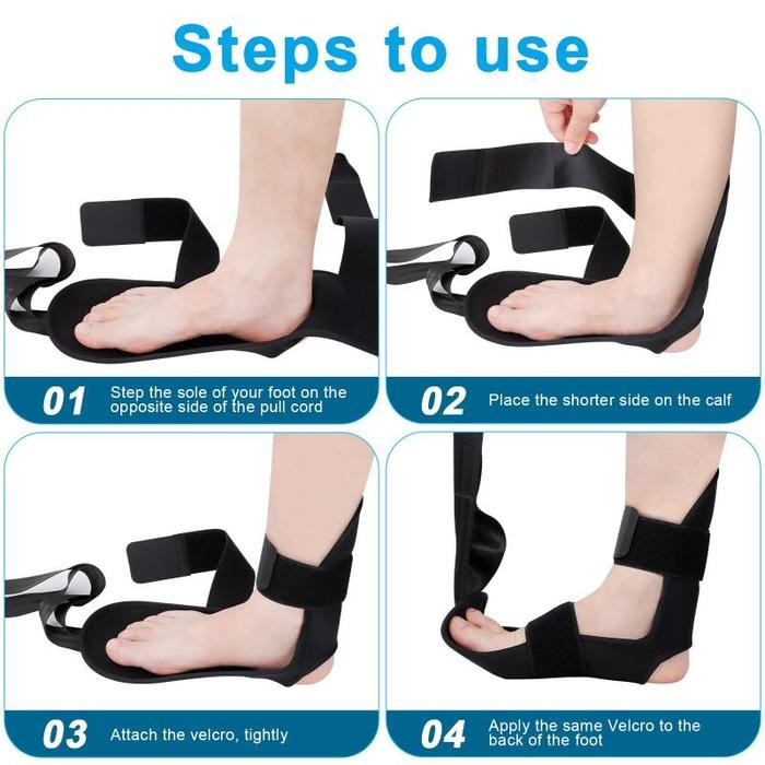 Alat Terapi Kaki Engkel Plantar Fasciitis Stretching Belt