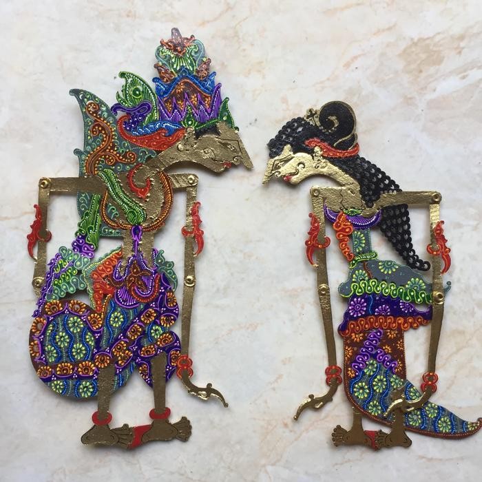 Wayang Kulit Rama Shinta Mahar 17 cm