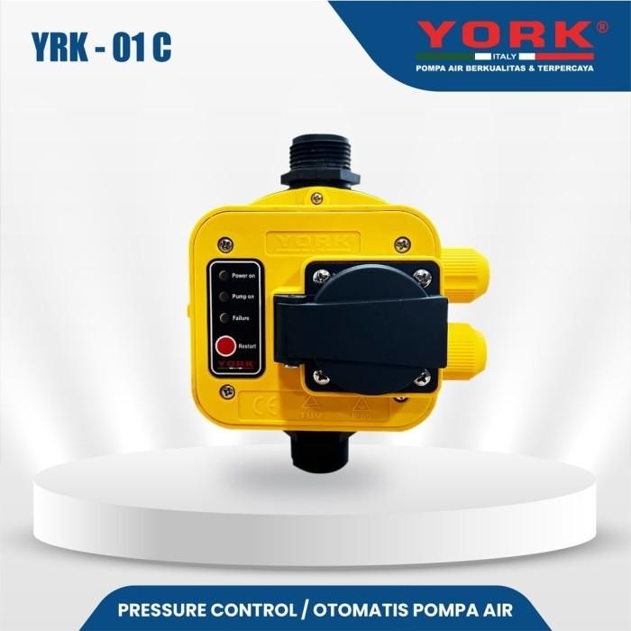 Otomatis Pompa Booster York YRK 01 C / YRK01-C Pressure control