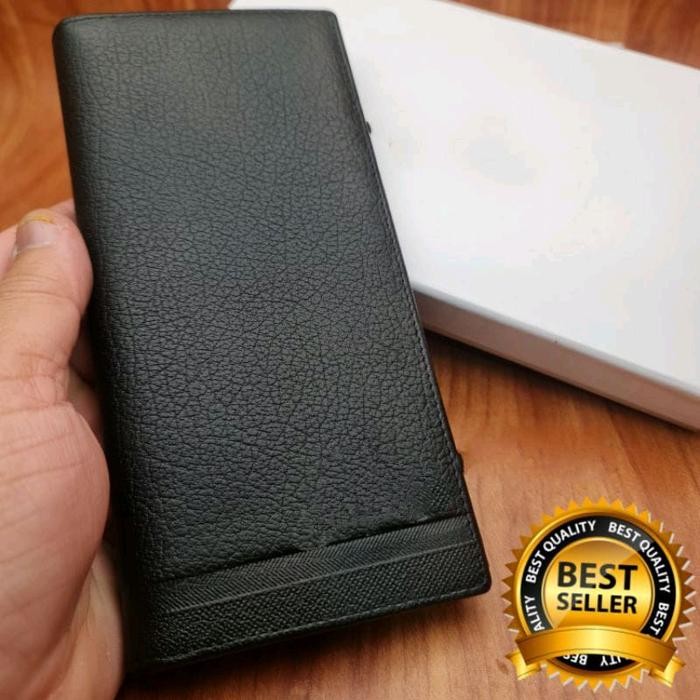 Dompet Panjang Pria Kulit Asli Dompet Kartu Hitam
