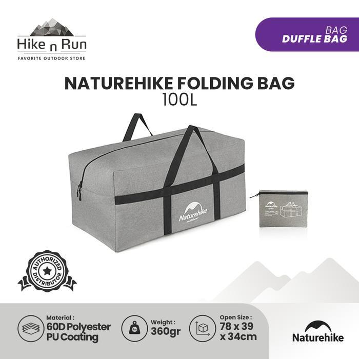 NATUREHIKE FOLDING BAG 100L NH17S021-L ORIGINAL QUALITY