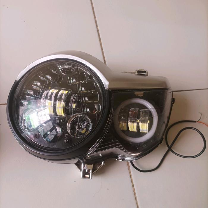 PROMOOO karpet 88 lampu daymaker Honda Tiger pece set FULLSET full bulat demeker daymeker led Murah