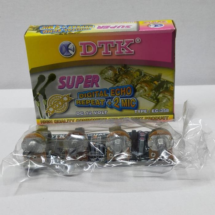 Super digital echo repeat 2 mic DTK