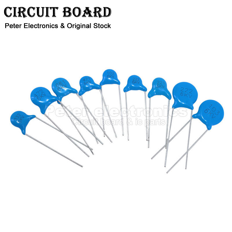 (1-20pcs) 1KV 2KV 3KV 6KV 10KV 15KV 20KV 30KV Capacitors 1nF 2.2nF 101 151 221 331 471 681 102 222