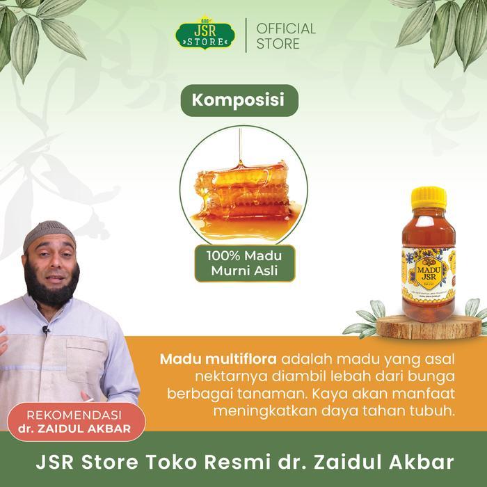 "New" MADU JSR dr. Zaidul Akbar - Madu Multiflora (760 gram) Madu Alami
