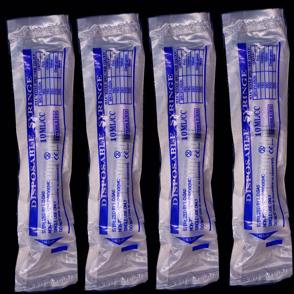 100PCS New 18G 1.5inch 10ml Luer Lock Syringe With Sharp Needle Sterile ,Liquid Dispensing Measuring