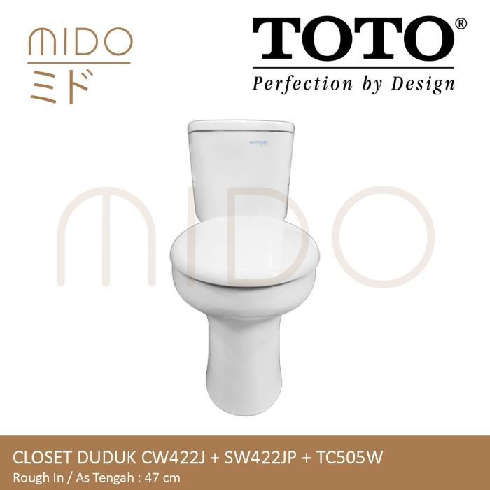 Premium Closet / Kloset / Toilet Duduk Toto Cw422J Sw422Jp Cw 422 J Sw 422 Jp Original