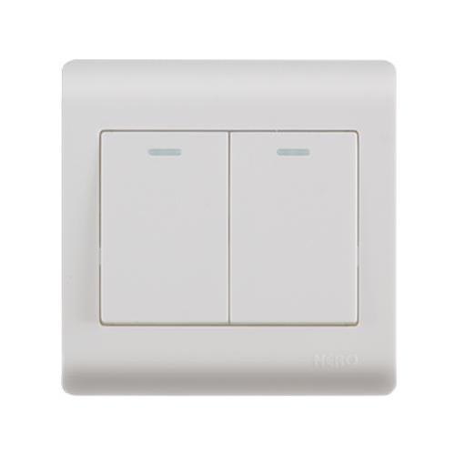 Nero Saklar lampu Inbox 2 Saklar ( Seri)