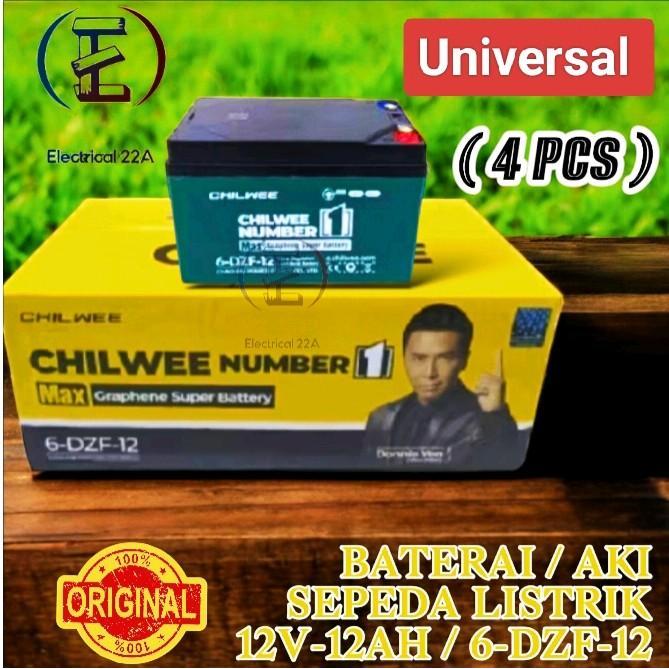 TERLARIS BATERAI / AKI SEPEDA LISTRIK UWINFLY, PACIFIC, EXOTIC, GODA, SELIS, SUNRISE, DLL MERK