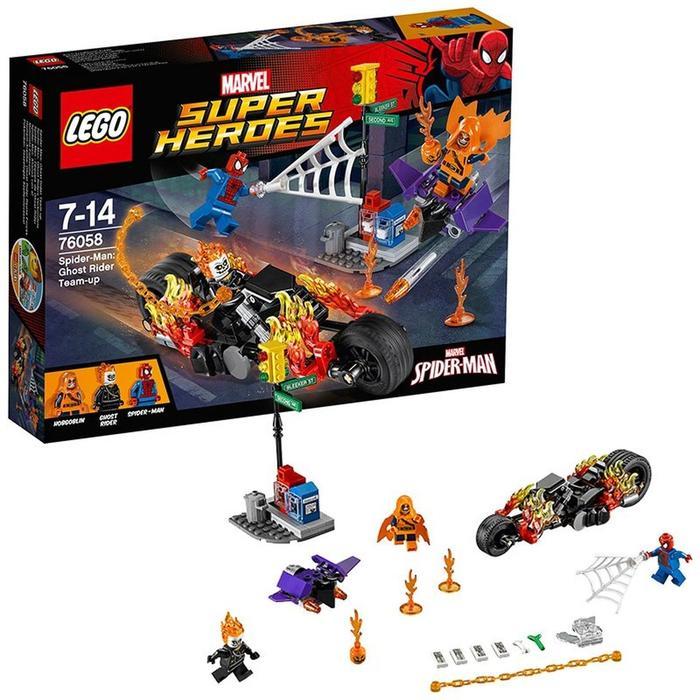 Lego Marvel Super Heroes - 76058 Spiderman:Ghost Rider Team-up Set Toy