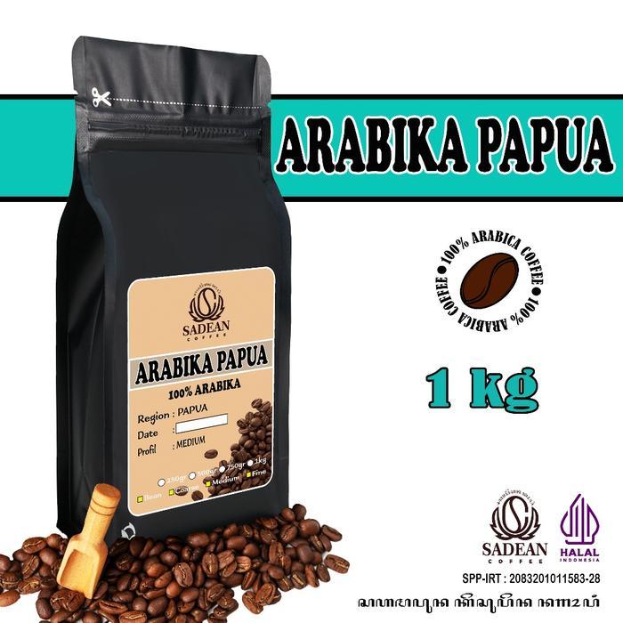Kopi Arabika Papua / Biji Kopi Arabika Papua 1Kg 750G / Arabika Papua Terbaru