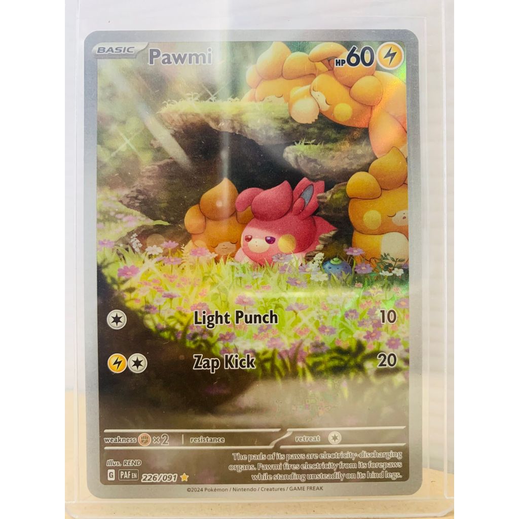 Pawmi #226 Pokemon Paldean Fates