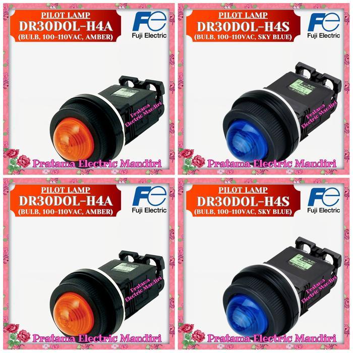 Fuji Electric Pilot Lamp Dia. 30Mm Dr30Dol-M4A Dr30Dol-M4S 220Vac