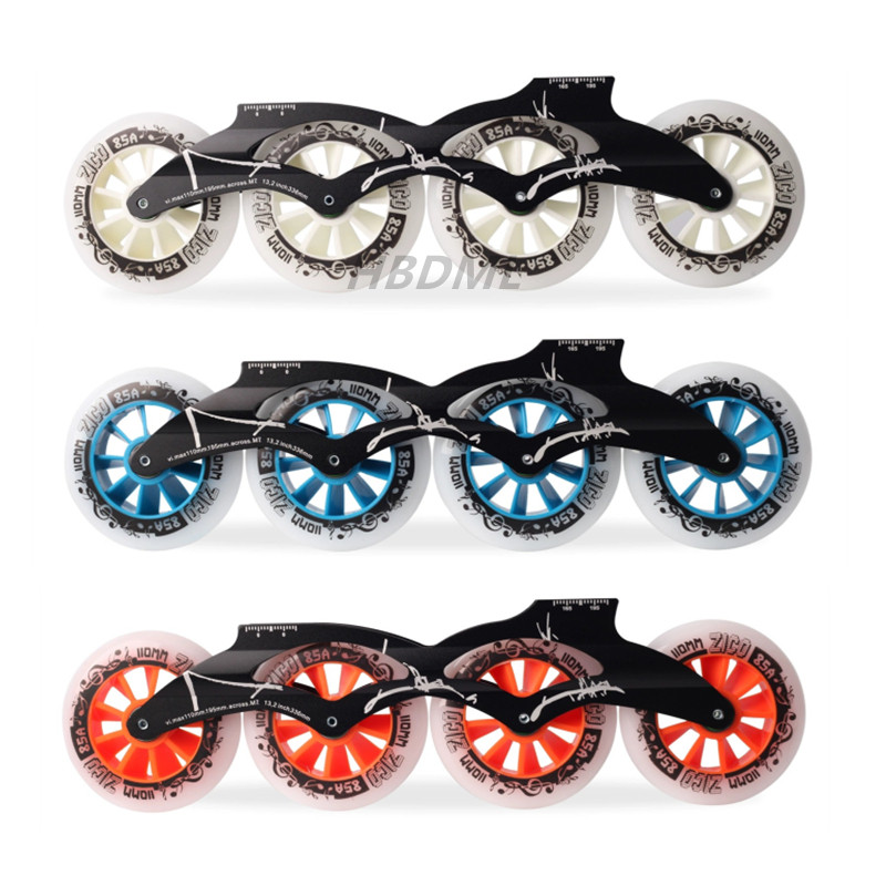 90/100/110/125mm Inline Skate Wheels 83A/85A Speed Skates Wheel Professional Road Roller Skate