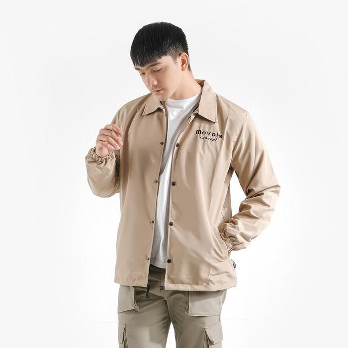 Mcvois Coach Jaket Winbreaker Cream