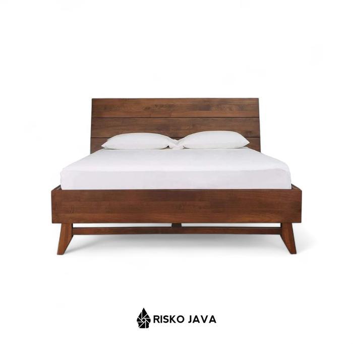 Rangka Dipan Minimalis / Ranjang Dipan Tempat Tidur / Dipan Kayu Jati | PEREZ - 90x200