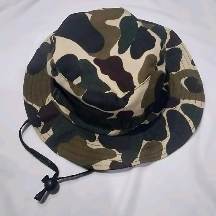 TOPI RIMBA LORENG MAINAS .KKO /VAL