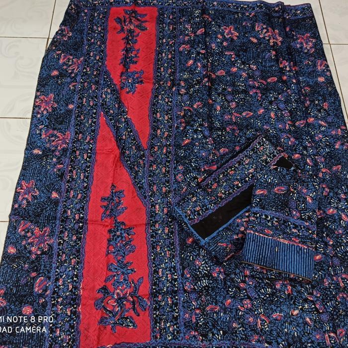 kain batik cirebon batik fariza viscose semi sutra cap tulis sarimbit