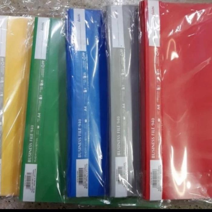 MAP PLASTIK BUSINESS FILE FOLIO (F4) SNELHECTER DAICHI 1 PAK 12 LEMBAR