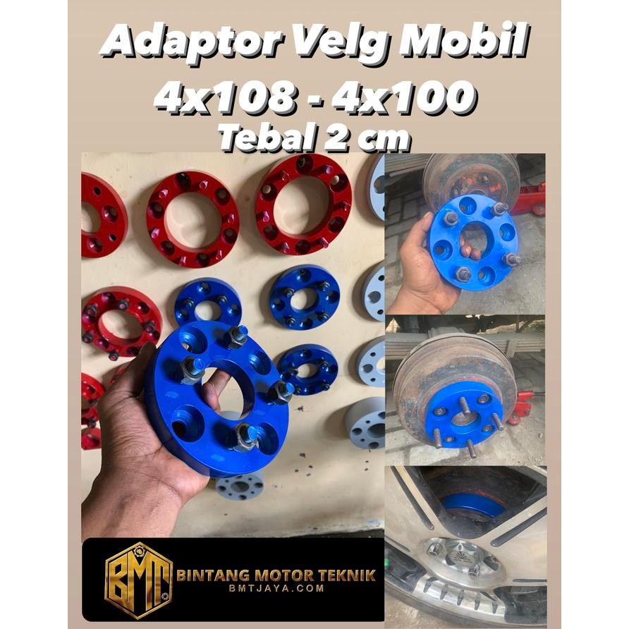 Adaptor velg 4x108 ke 4x100 (TERBAIK) (TERBARU) (TERMURAH)