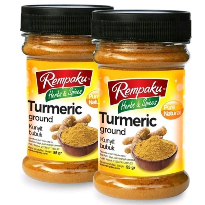 

Stok Baru Rempaku Turmeric Ground Kunyit Bubuk 55gram Halal Pure & Natural
