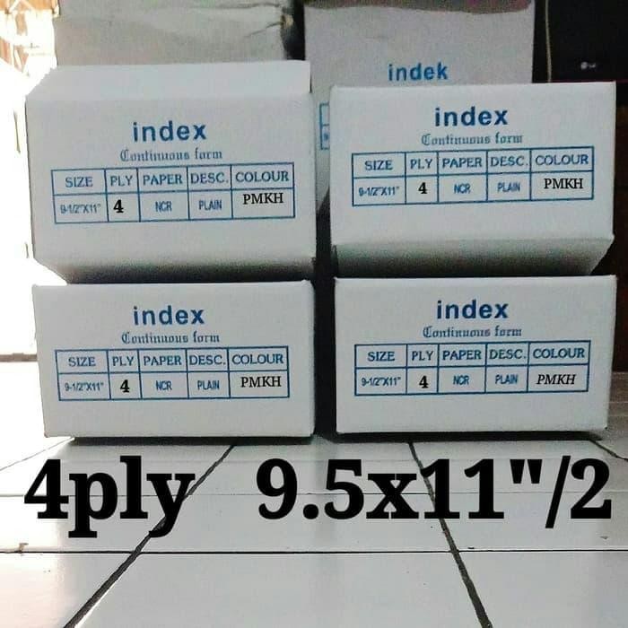 

NEW PRODUK KERTAS 4PLY CONTINUOUS FORM 9.5X11/2INCH ISI 250SET WARUNG ARA67