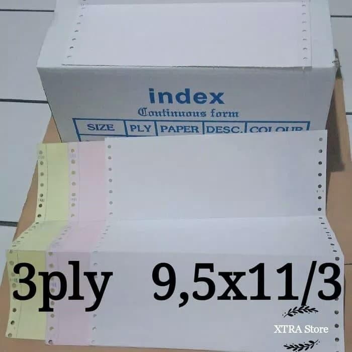 

NEW PRODUK KERTAS 3PLY 9.5X11/3 CONTINUOUS FORM WARUNG ARA67