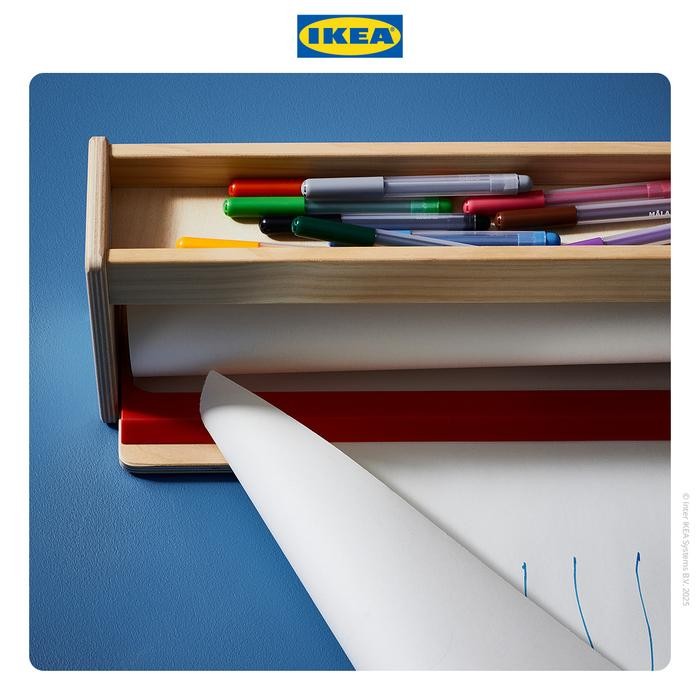 

Bisa Gosend! Ikea Mla Pena Tinta Berwarna Aneka Warna Set Isi 12Pcs Plastik