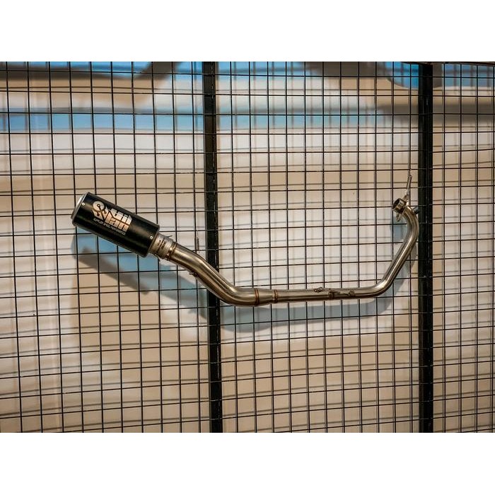 Knalpot Villan Z1 Black Full Set Hder Silver R15 Cbr15 Gsx150 Fu Sonic