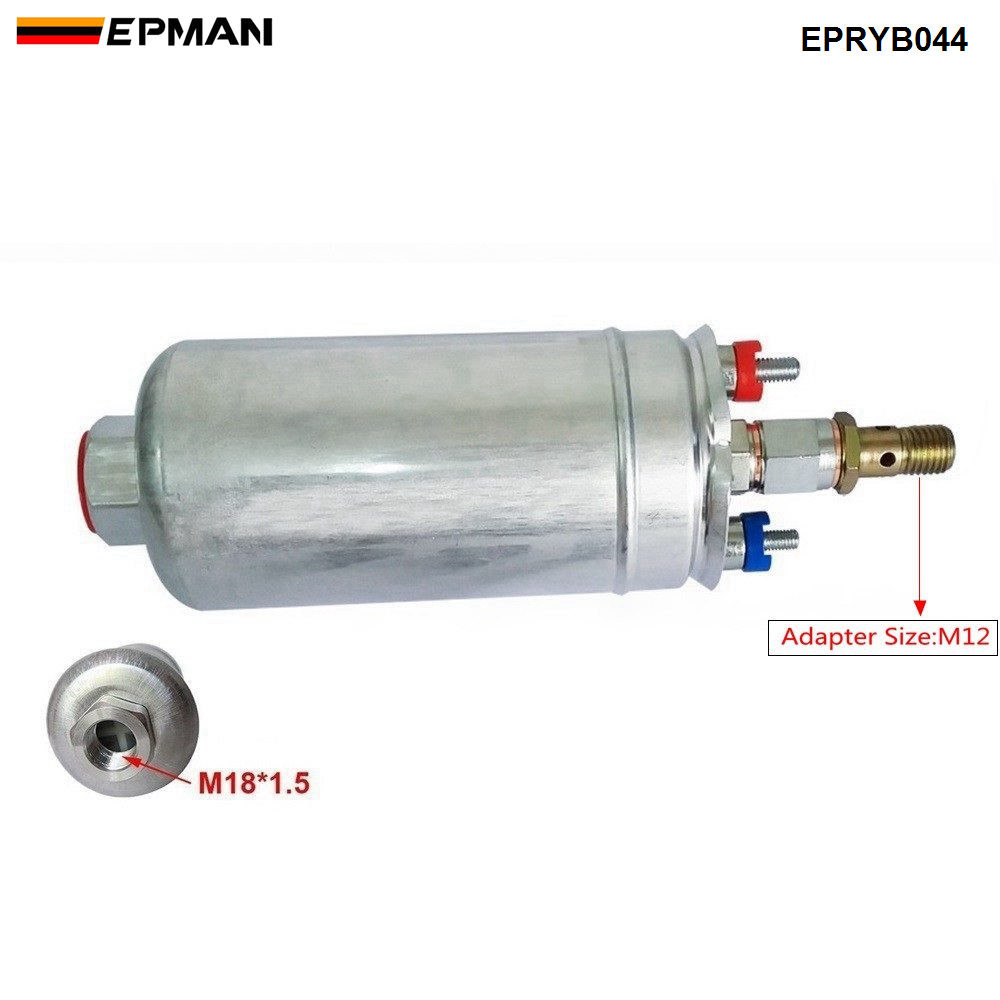 Performance 300Lph External Fuel Pump 044 For Oem:0580 254 044 Poulor H Q E85 Compatible Epryb044