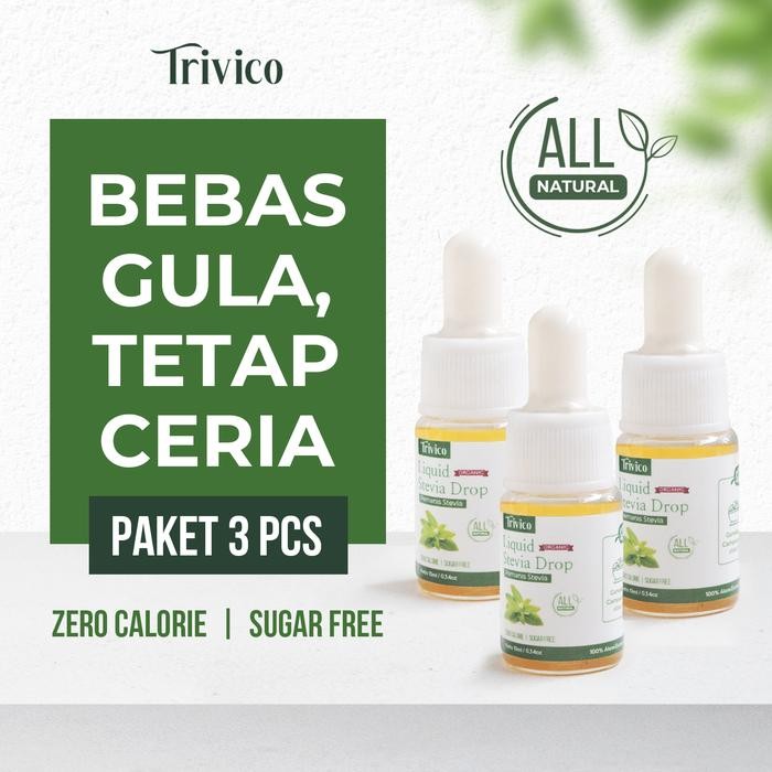 

Pilihan- Trivico Paket Stevia Isi 3 Pcs Trivico Stevia Drop Stevia Trivico Stevia Liquid