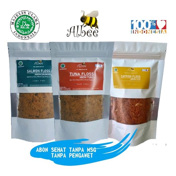 

Pilihan- Promo Paket Mpasi 3 Abon (Salmon, Tuna, Lele) Non Msg Non Pengawet Anti Sejut Tanpa